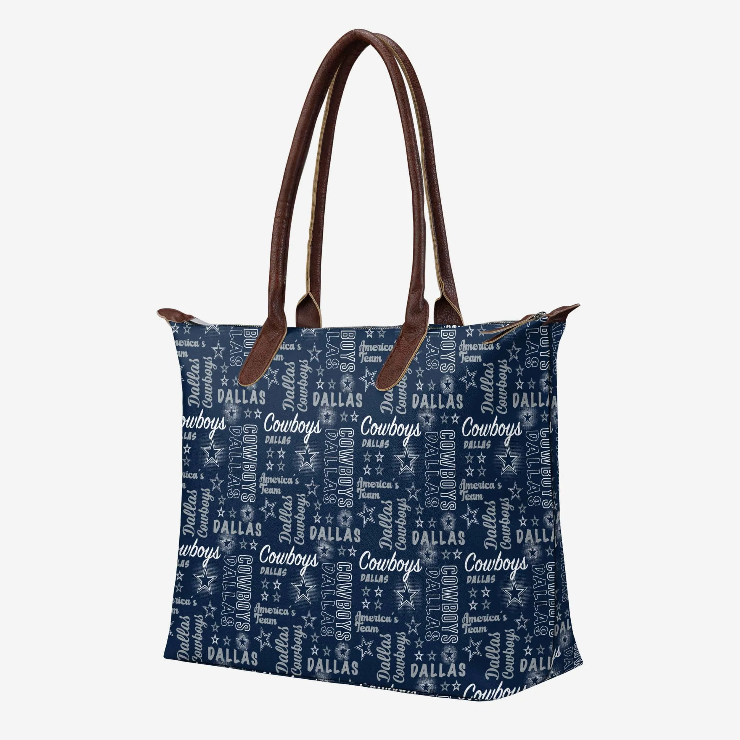 Dallas Cowboys Spirited Style Printed Collection Tote Bag