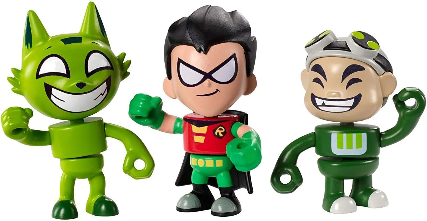 DC Comics Teen Titans GO! Mini Figures 3-Pack