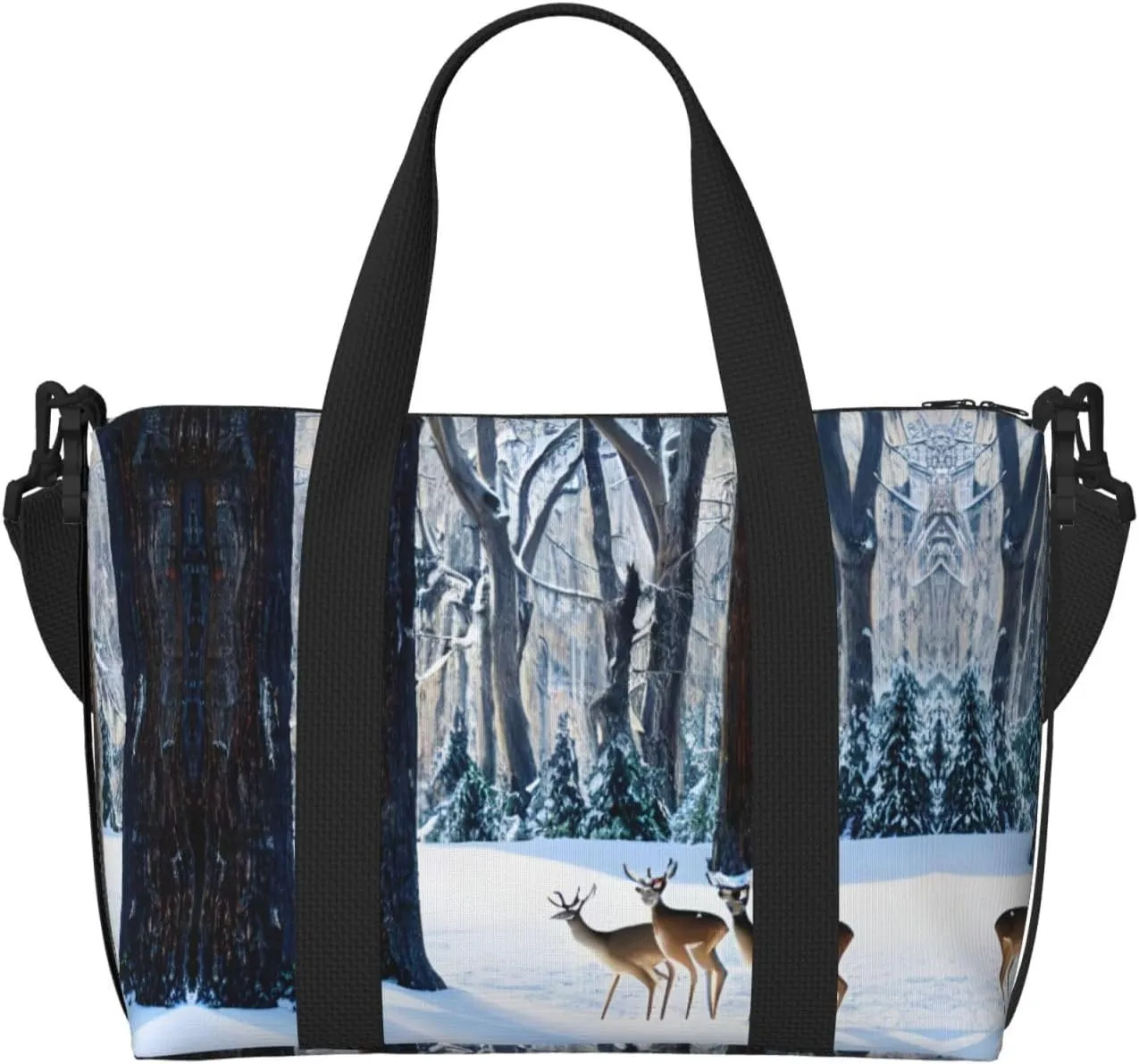 Deers Picture Printingtravel Gym Bag For Tote Bag Carry On Luggage Sport Duffle