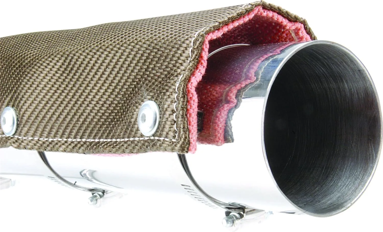 Design Engineering 010452 Titanium Pipe Shield 6" x 3' Exhaust Heat Shield