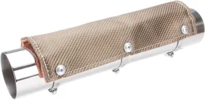 Design Engineering 010452 Titanium Pipe Shield 6" x 3' Exhaust Heat Shield