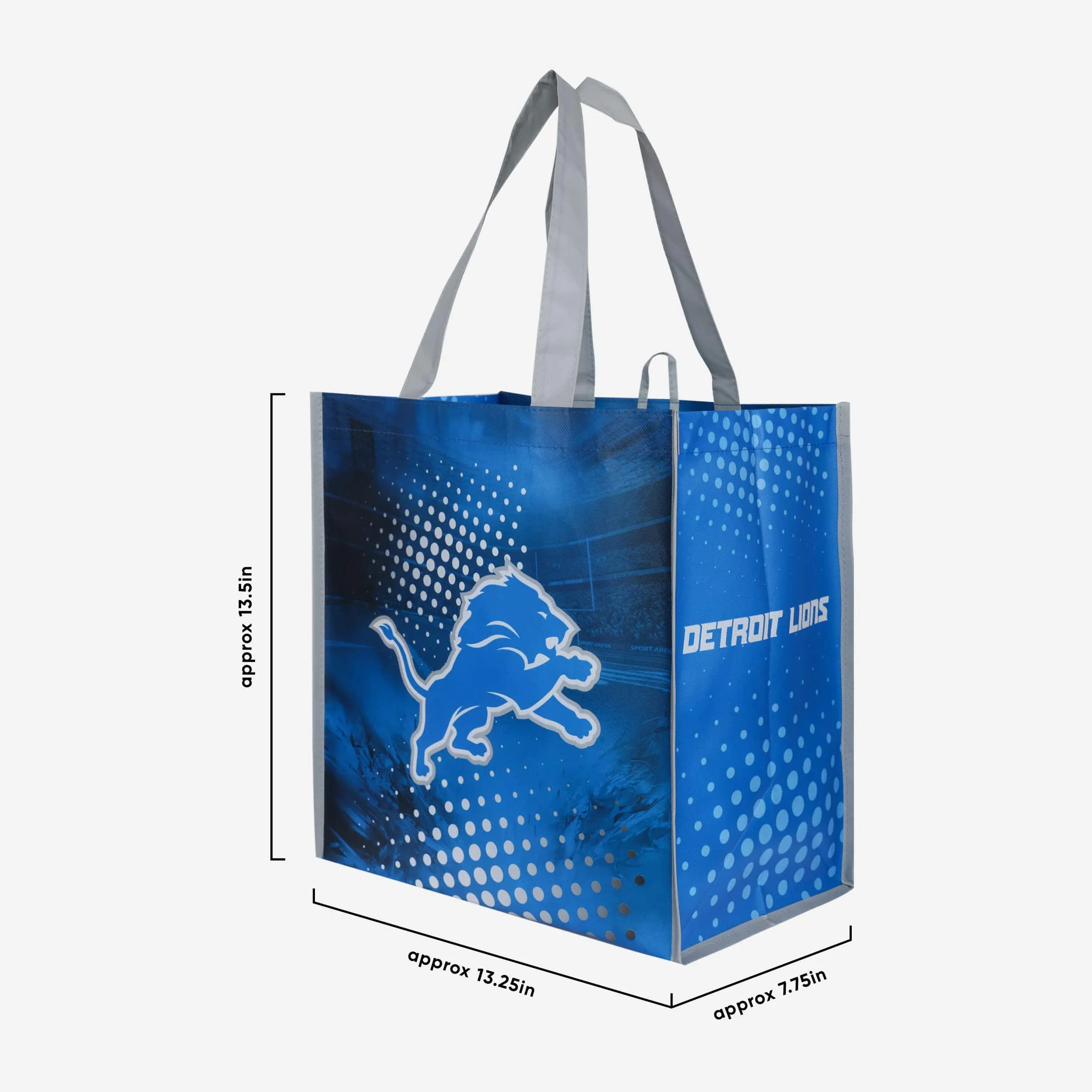 Detroit Lions 4 Pack Reusable Shopping Bag