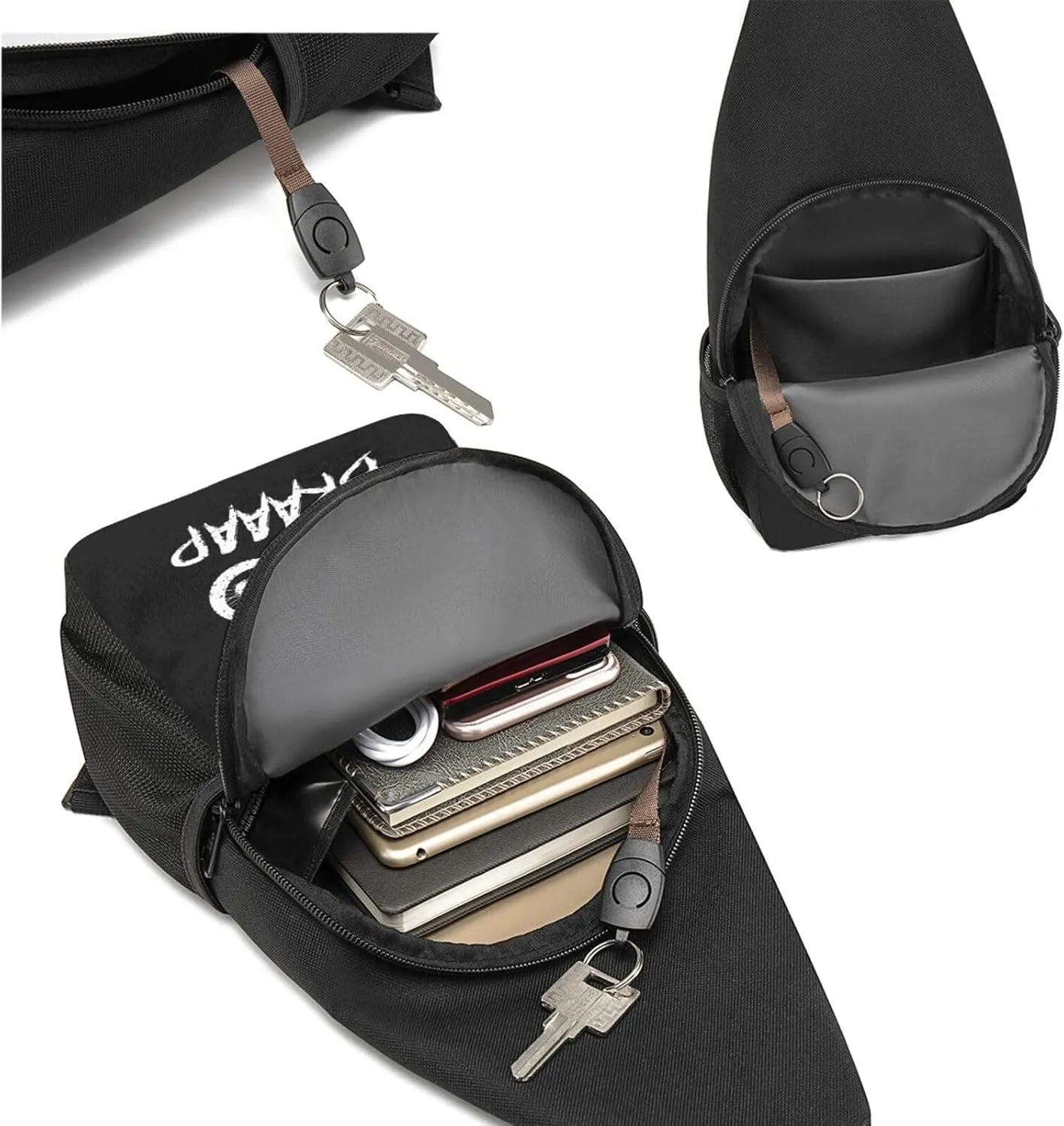 Dirt Bke Motocross American Flag Adjustable Fanny Pack Waist Bag For Travel Sports
