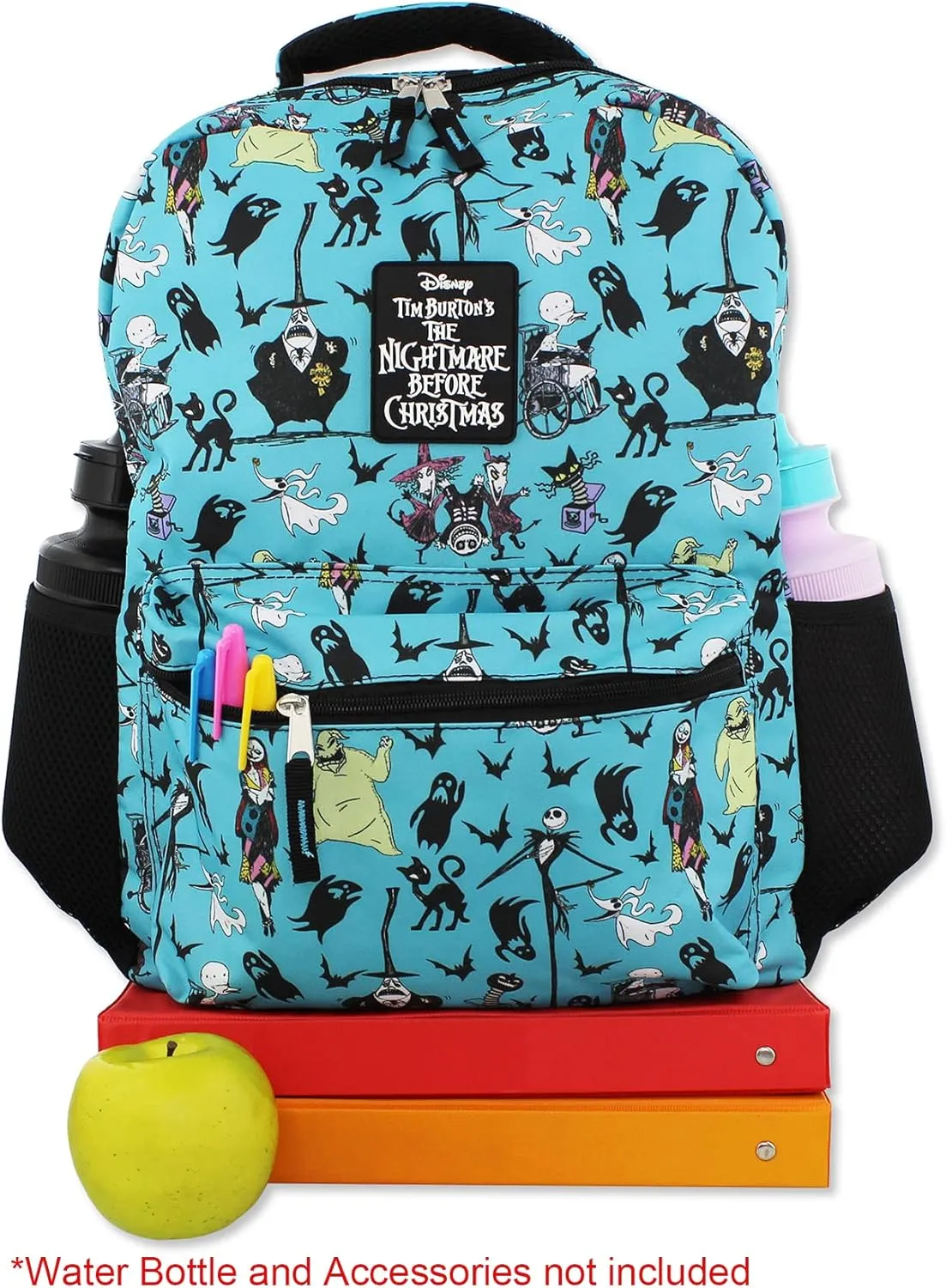 Disney Nightmare Before Christmas Kids 16 Inch School Backpack (One Size, Teal)