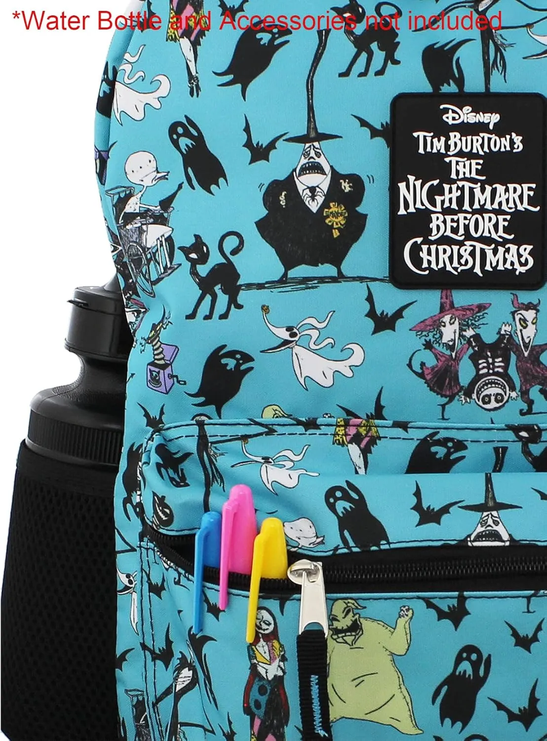 Disney Nightmare Before Christmas Kids 16 Inch School Backpack (One Size, Teal)
