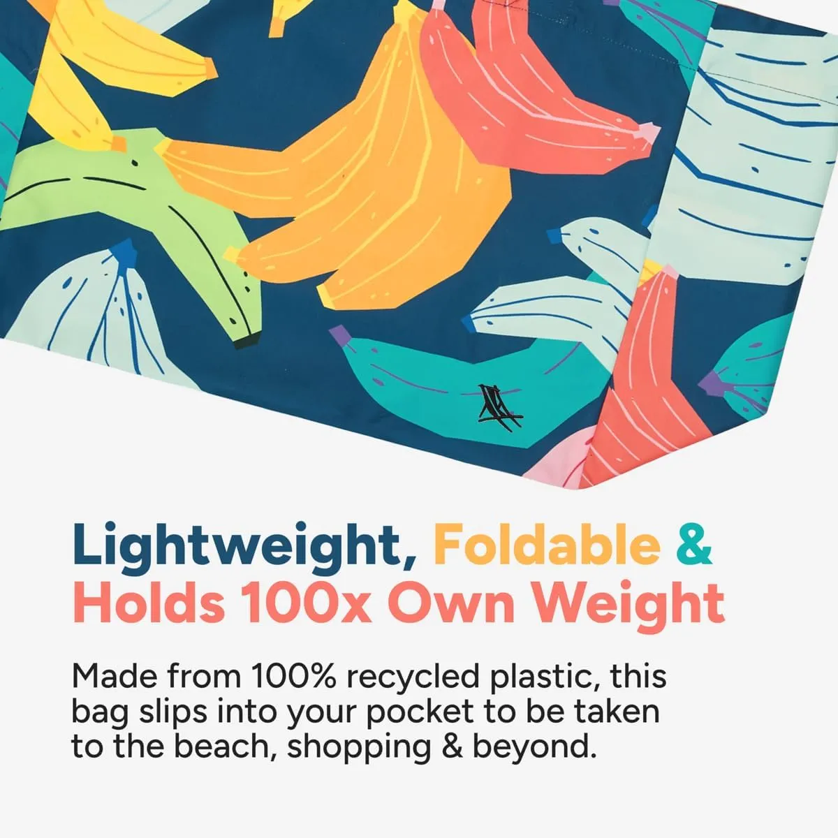 Dock & Bay Everyday Beach Tote Bag - Reusable Carrier Bag for Daily Use - Carries Up to 10kg - 100% Recycled Materials