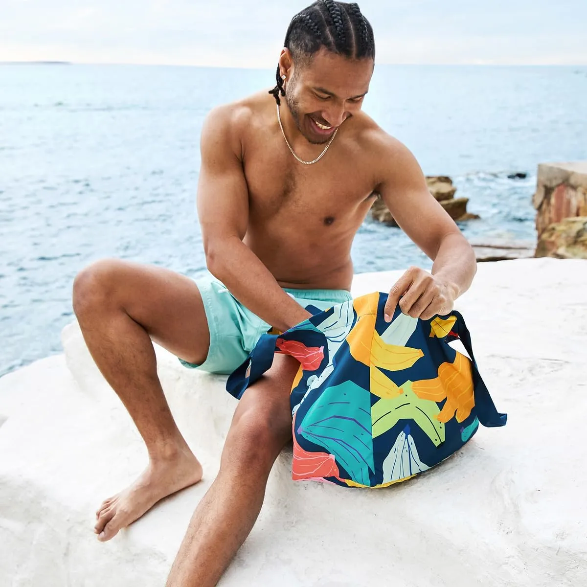 Dock & Bay Everyday Beach Tote Bag - Reusable Carrier Bag for Daily Use - Carries Up to 10kg - 100% Recycled Materials