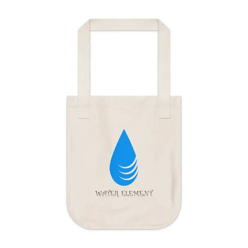 Eco Canvas Tote Bag with Water Element Appeal