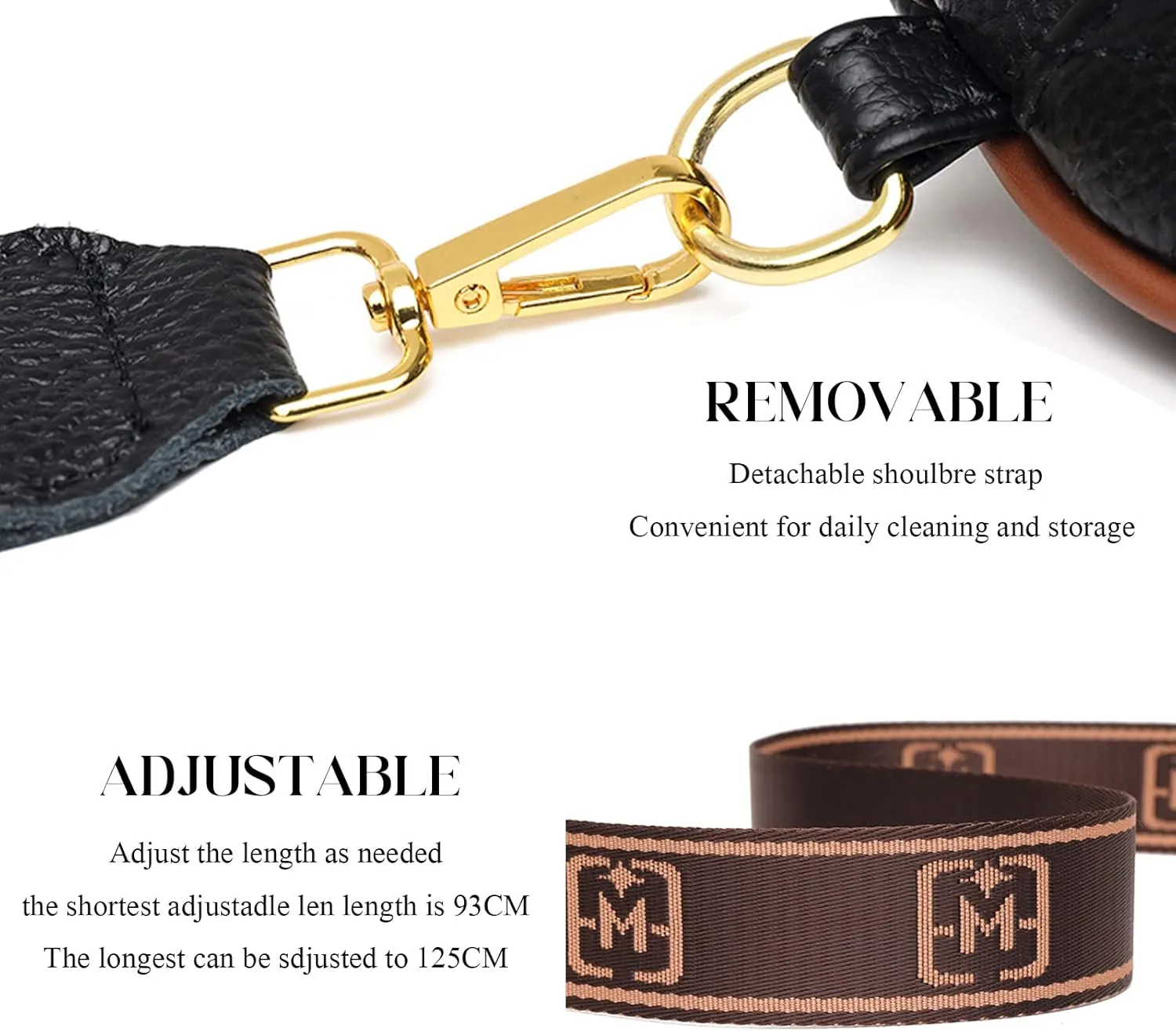 Eslcorri Small Crossbody Sling Bag for Women Trendy - Fanny Packs Leather Chest Belt Bum Bag Anti Theft Purse for Travel