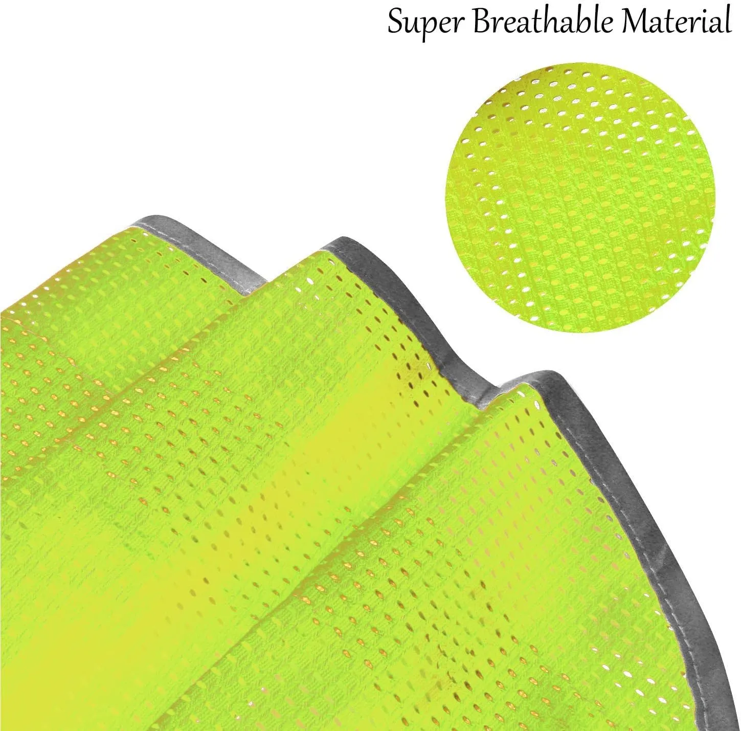 Evridwear High Visibility Neck Sun Shield with Reflective Stripe, Safety Hard Hat Shade with Breathable Mesh Elastic Band for Construction, Outdoor Activities, Landscaping from UV