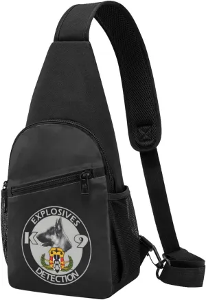 Explosives Detection K9 Adjustable Fanny Pack Waist Bag For Travel Sports