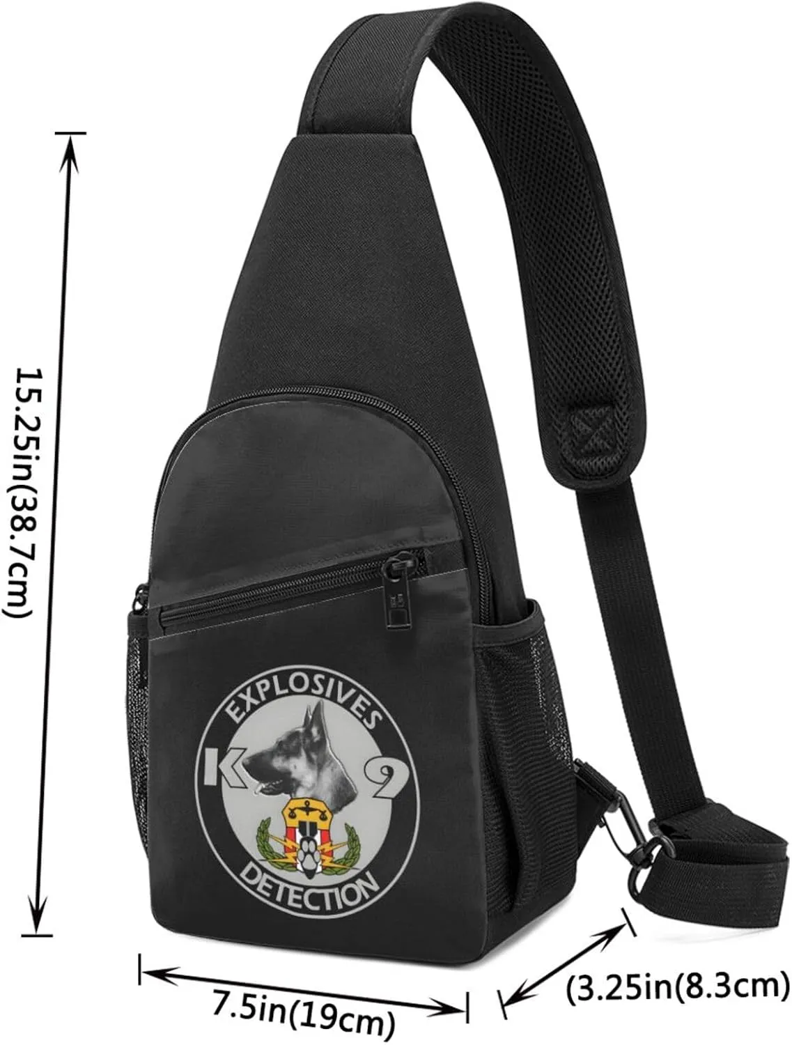 Explosives Detection K9 Adjustable Fanny Pack Waist Bag For Travel Sports