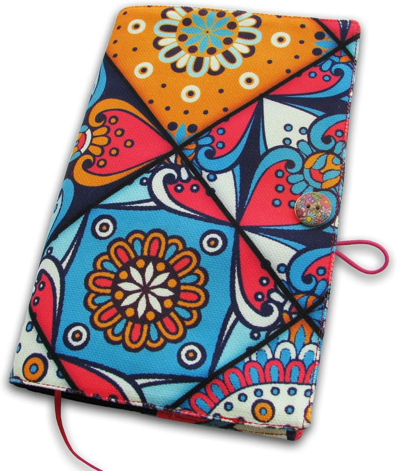 Fabric Book Sleeve Cover, Washable Novel Protector, Very Color, Padded Protector for Adult, Planner Cloth Case, Hard Paperback Bag 5.5 x 8.2 x 1.6