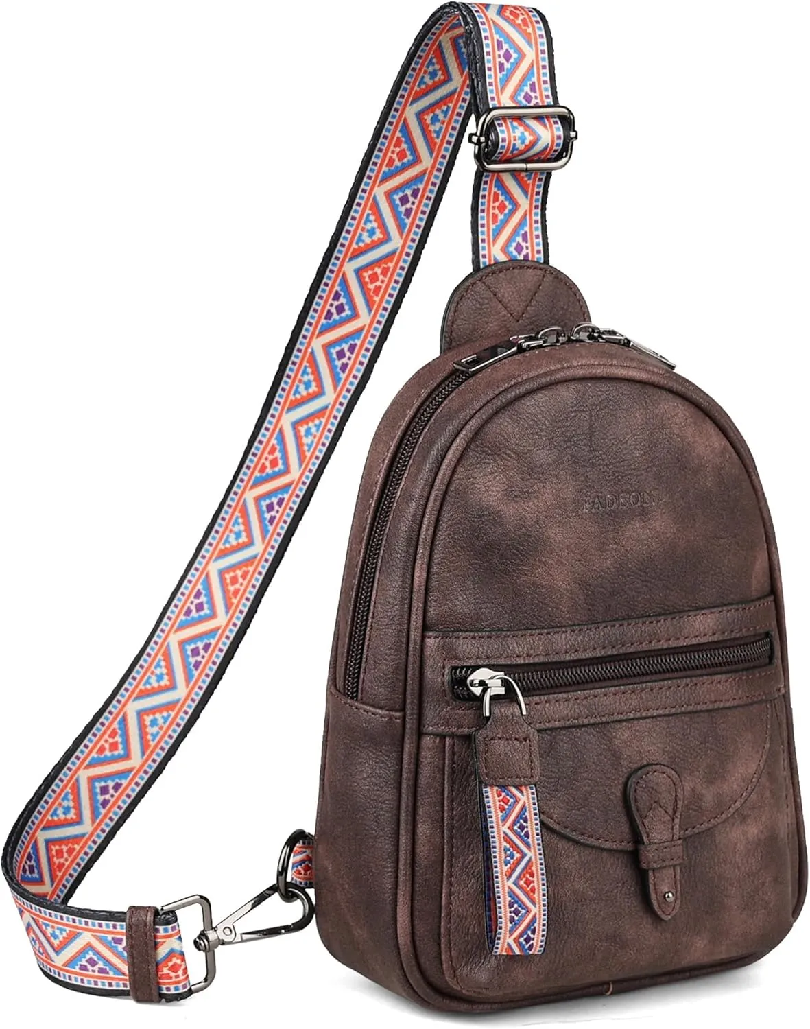 FADEON Small Sling Bag for Women - Mini Crossbody Bag - Designer Sling Purse Cute PU Leather Shoulder Bags