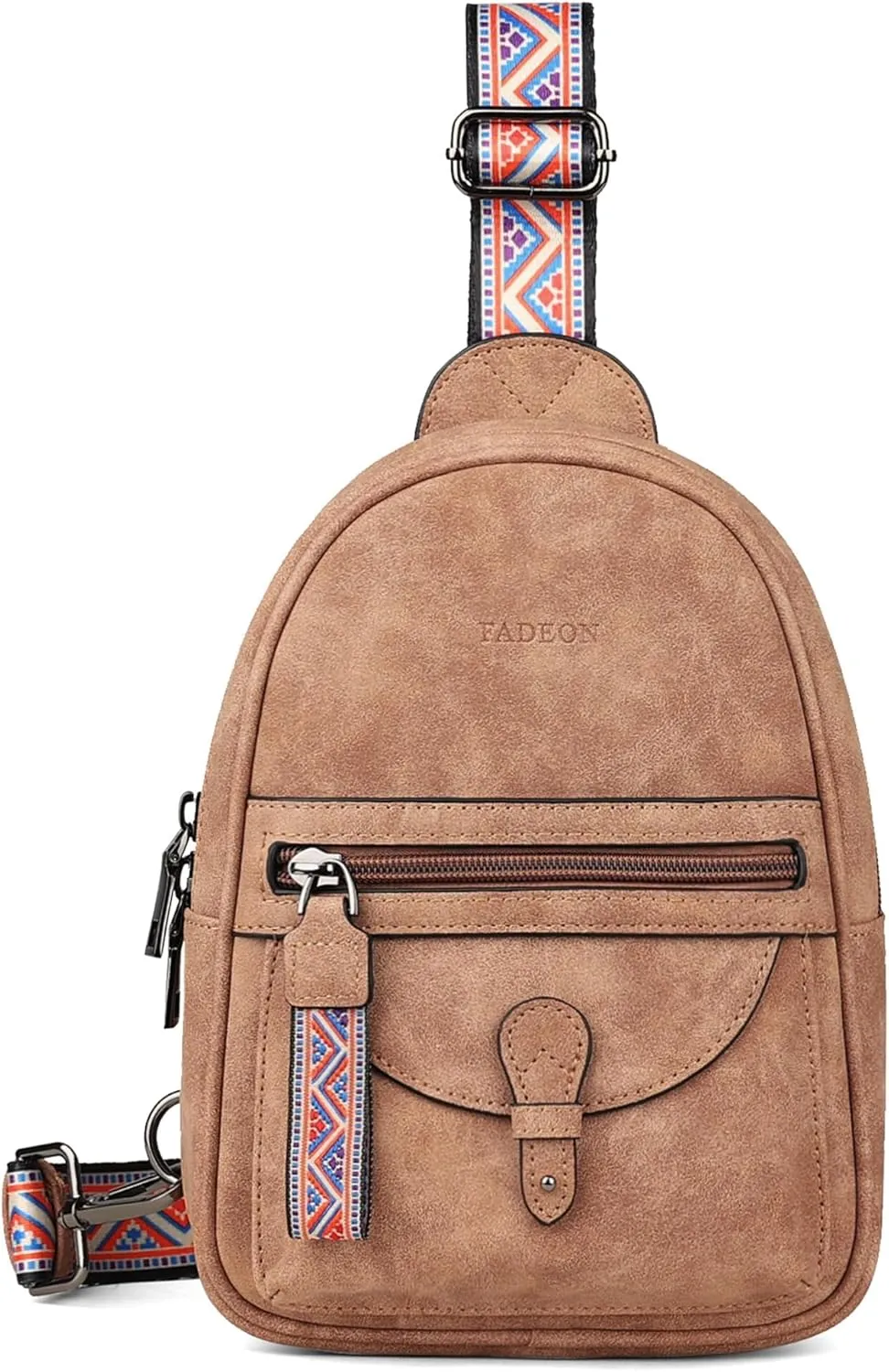 FADEON Small Sling Bag for Women - Mini Crossbody Bag - Designer Sling Purse Cute PU Leather Shoulder Bags