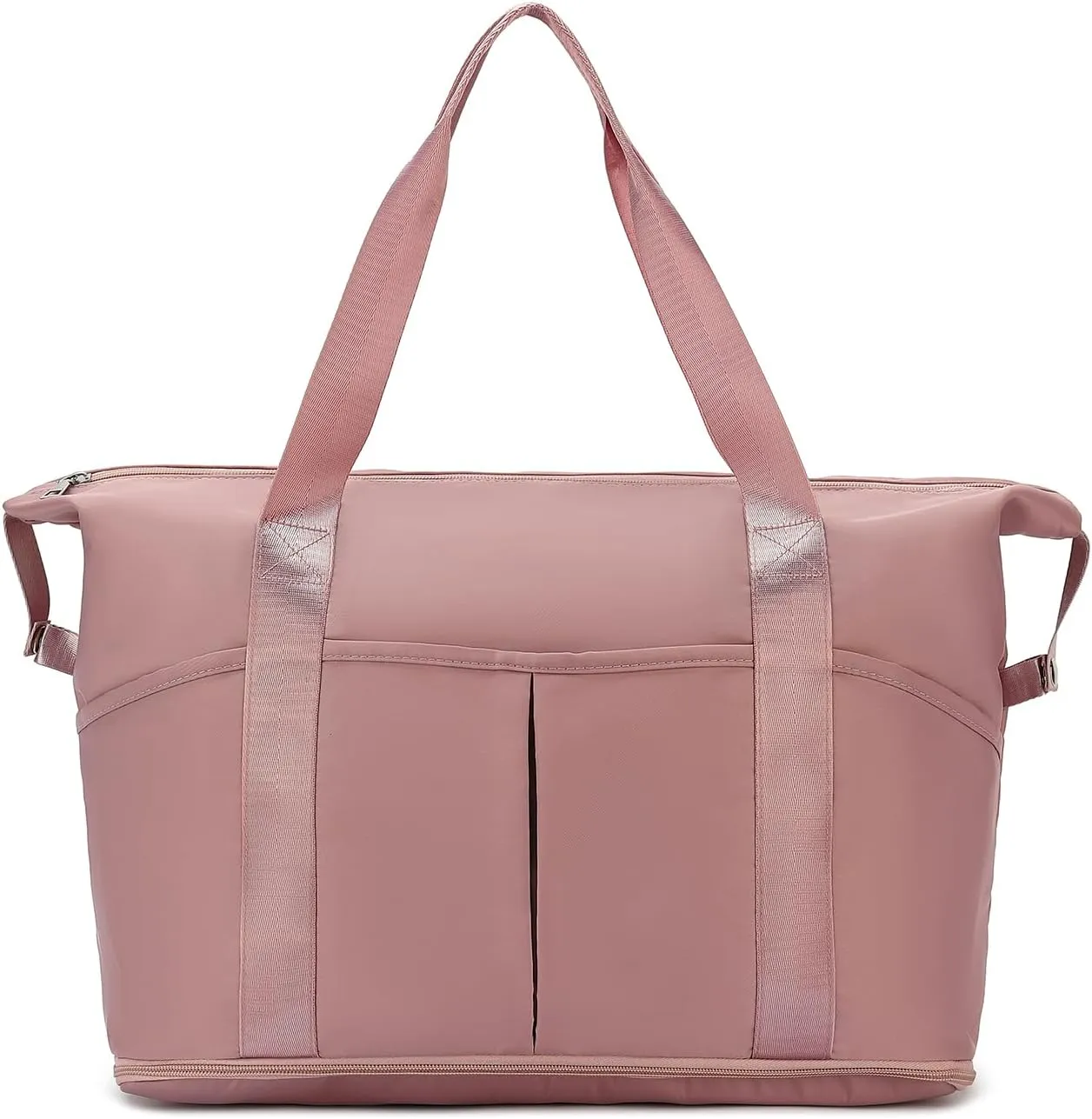 FAIME Travel Duffel Bag for Women, Foldable Weekender Bag Portable Gym Tote Bag, Expandable Overnight Bag for Travel Sports