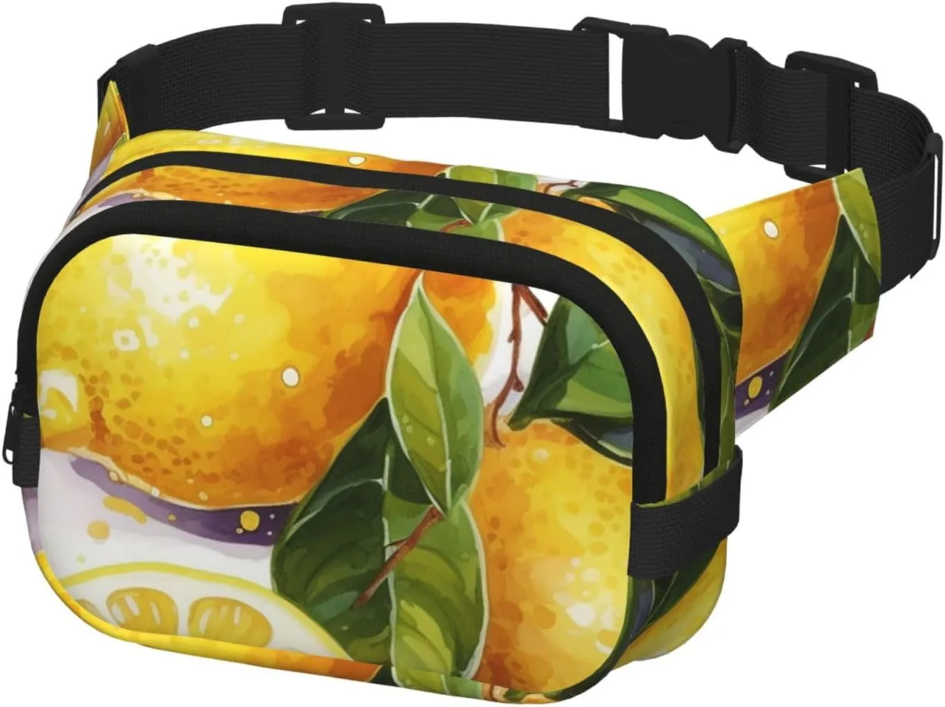 Fanny Pack for Men Women Crossbody Waist Bag Fruits Lemon Belt Bag with Adjustable Strap Hip Bum Bag