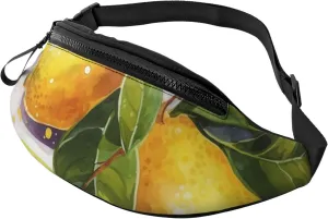 Fanny Pack for Men Women Crossbody Waist Bag Fruits Lemon Belt Bag with Adjustable Strap Hip Bum Bag