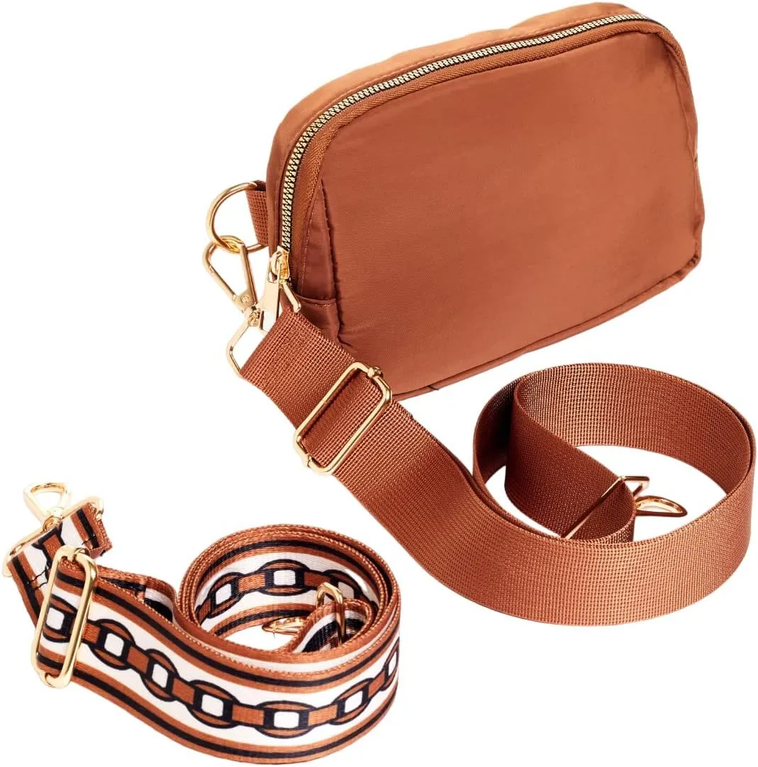 Fanny Pack for Women & Men with Premium Extra Belt and Adjustable feature for Hiking, Running, Travel, Cycling and Casual (Chain Loops)