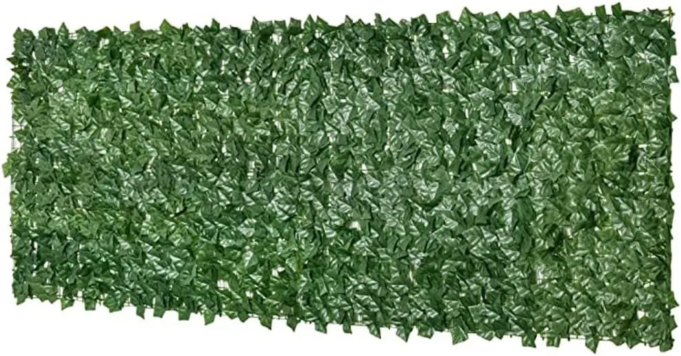 Faux Ivy Privacy Screen Artificial Hedge,Fence Panels Artificial Plants Outdoor Fence Panels(Size:2x10m/6.56x32.81ft)