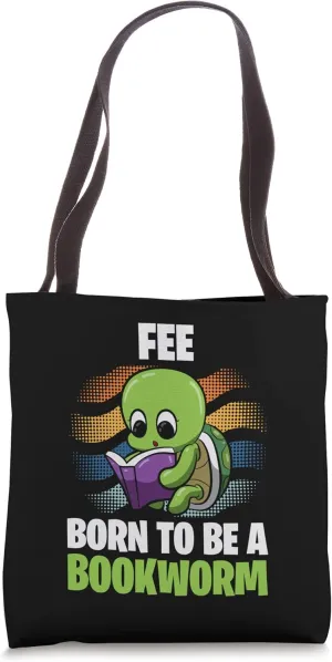 Fee - Born To Be A Bookworm - Personalized Tote Bag