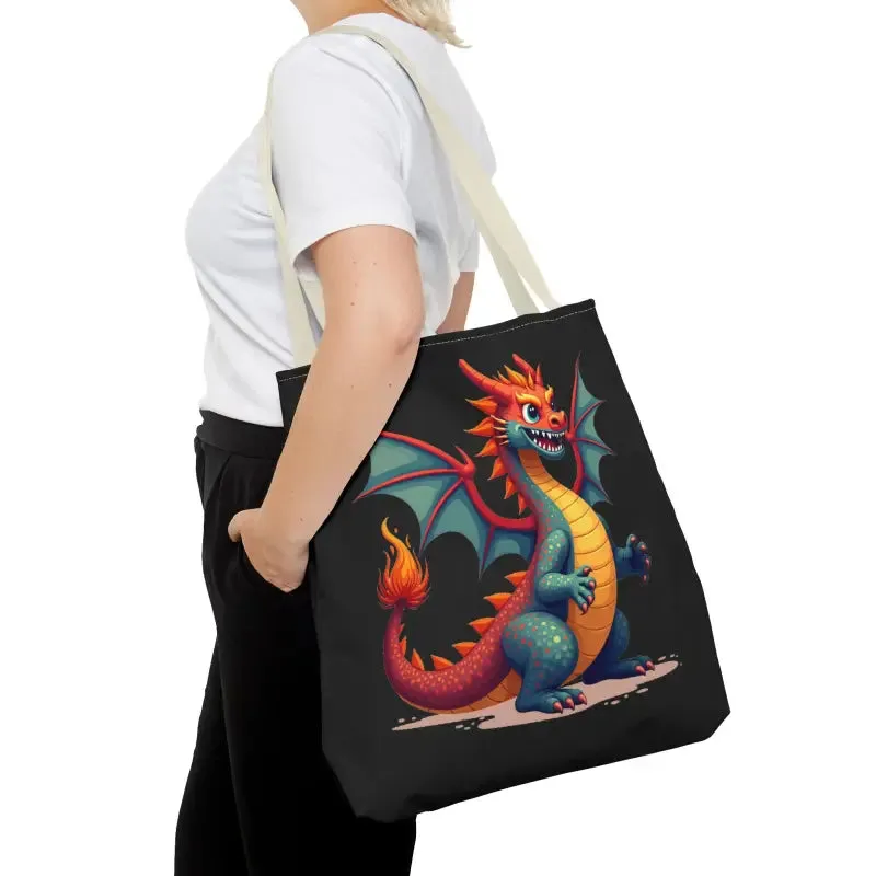 Fierce Dragon Aop Tote Unleash Magic and Style