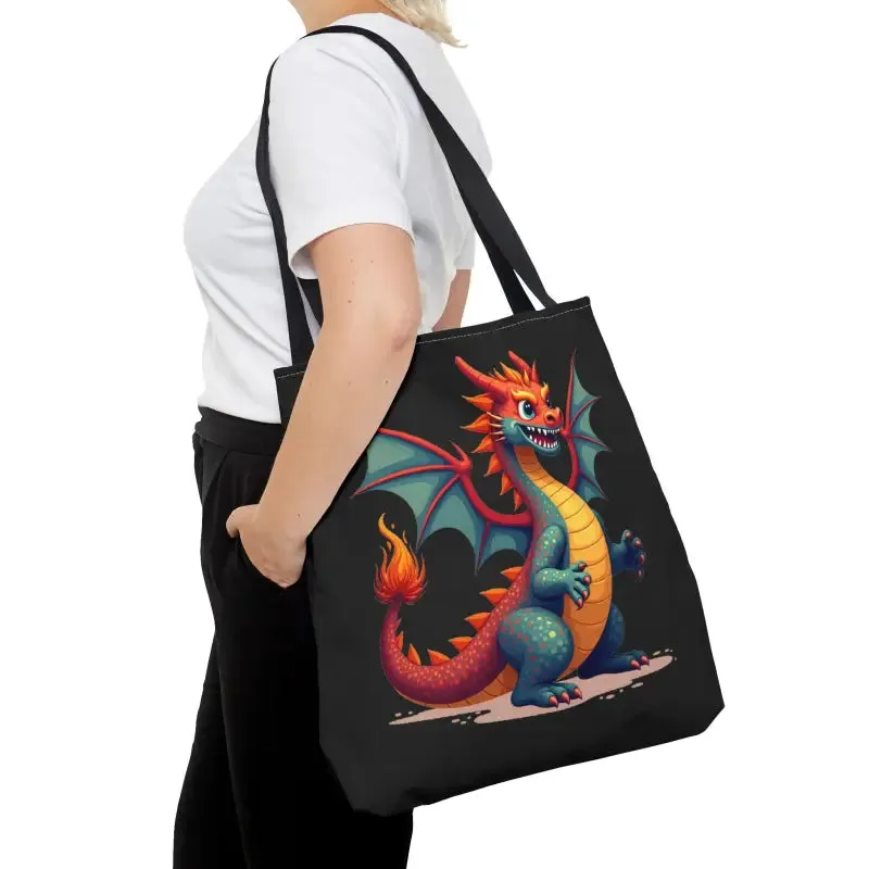 Fierce Dragon Aop Tote Unleash Magic and Style
