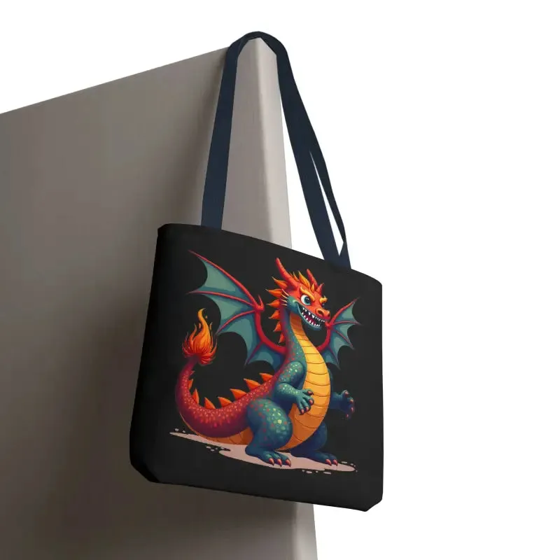 Fierce Dragon Aop Tote Unleash Magic and Style