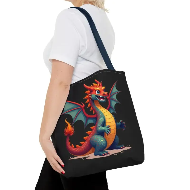 Fierce Dragon Aop Tote Unleash Magic and Style