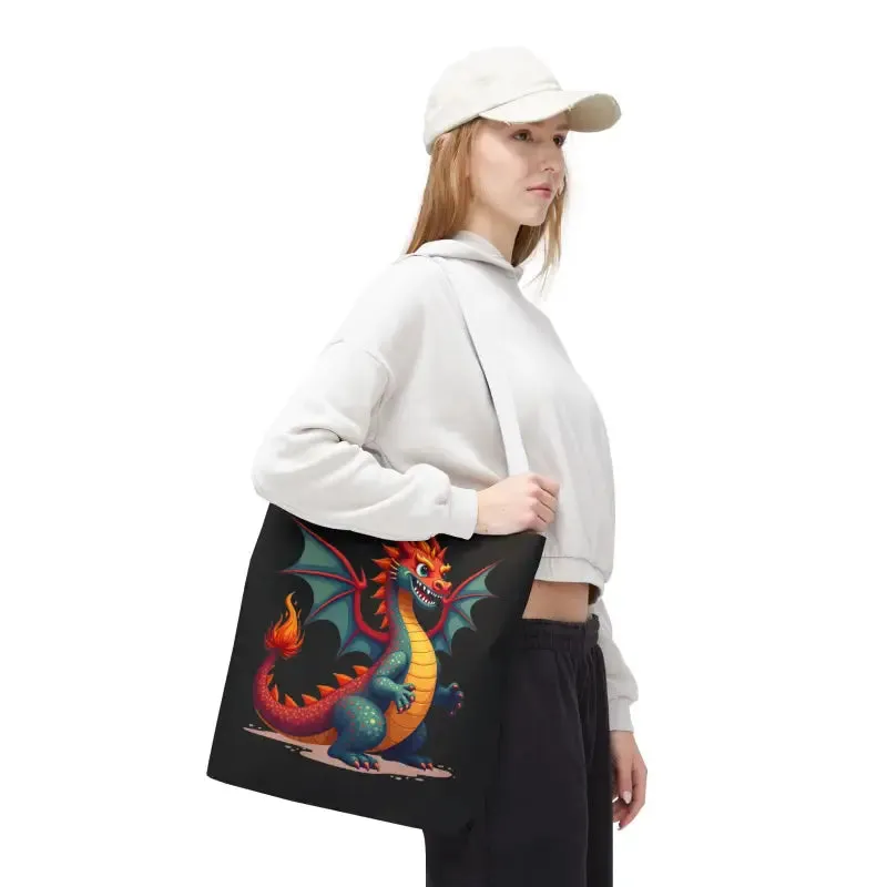 Fierce Dragon Aop Tote Unleash Magic and Style