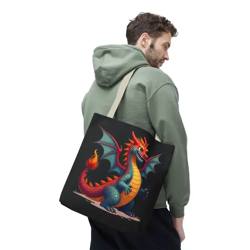 Fierce Dragon Aop Tote Unleash Magic and Style