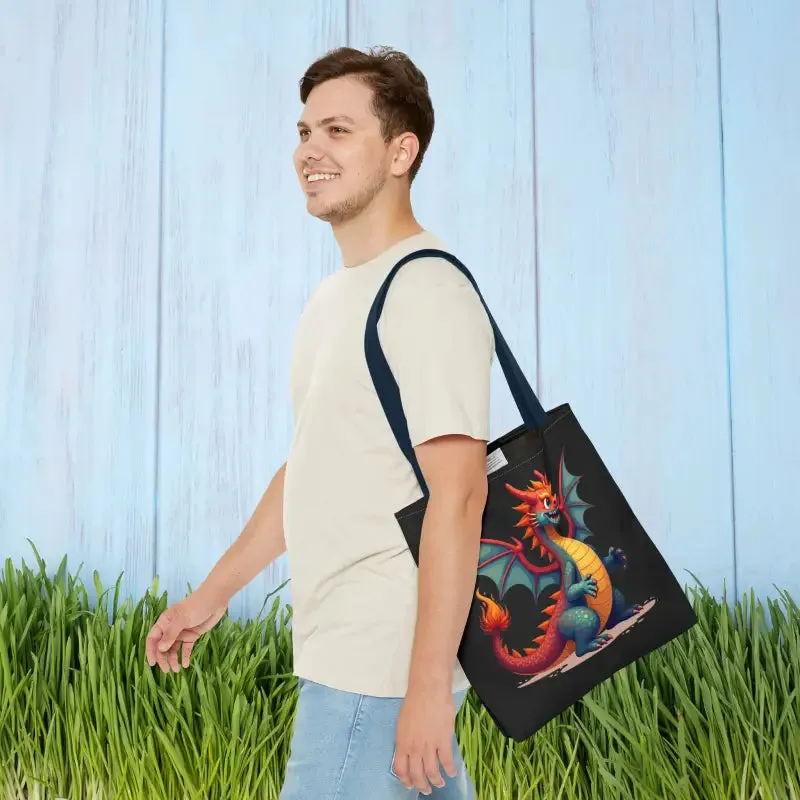 Fierce Dragon Aop Tote Unleash Magic and Style