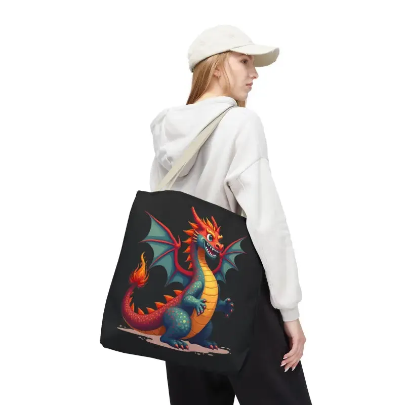 Fierce Dragon Aop Tote Unleash Magic and Style