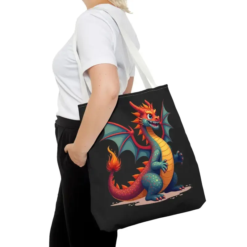 Fierce Dragon Aop Tote Unleash Magic and Style