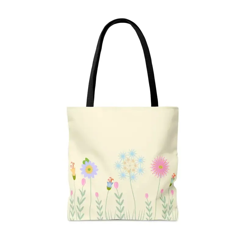 Floral Frenzy Aop Tote Bag for Bold and Unique Vibes