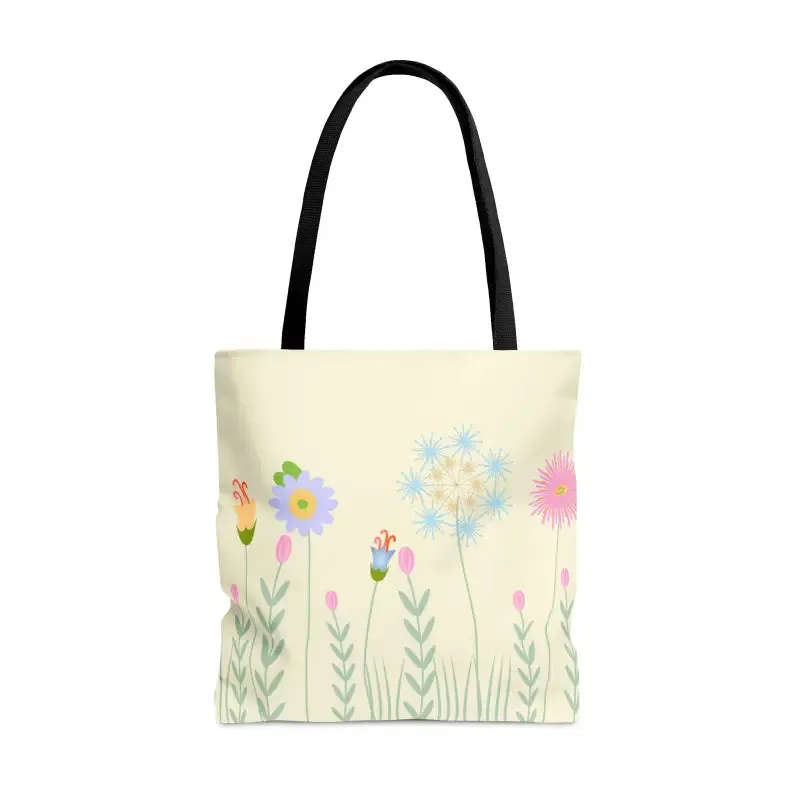 Floral Frenzy Aop Tote Bag for Bold and Unique Vibes