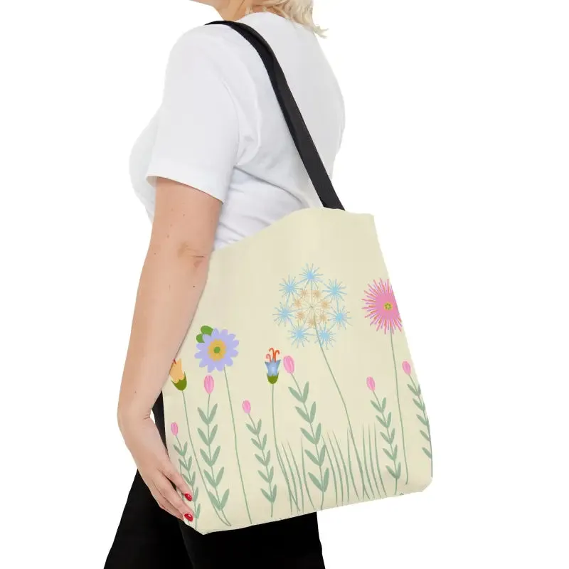 Floral Frenzy Aop Tote Bag for Bold and Unique Vibes