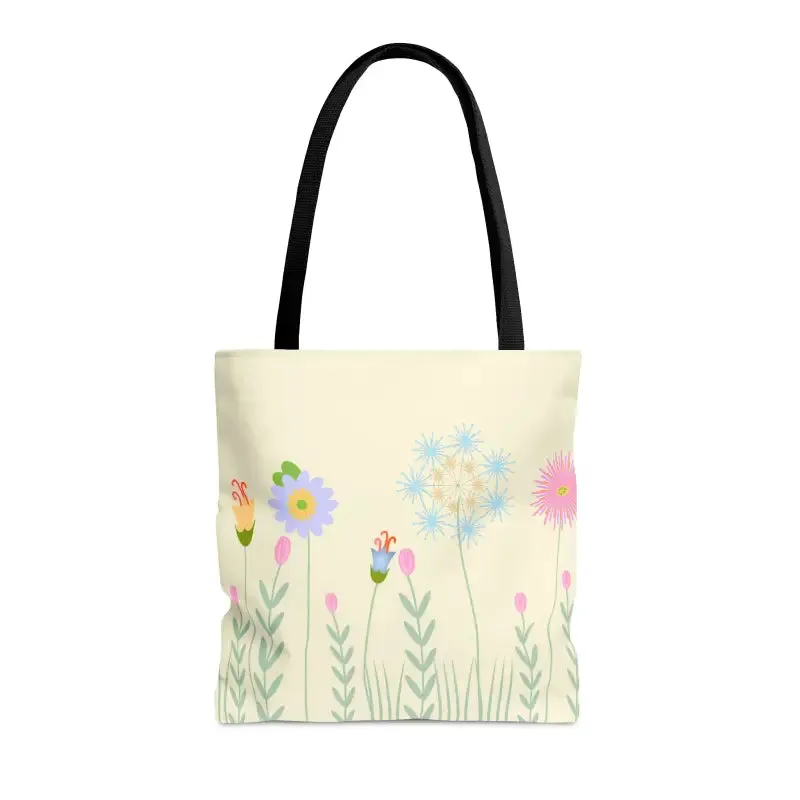 Floral Frenzy Aop Tote Bag for Bold and Unique Vibes