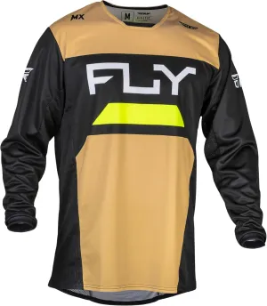 Fly Racing 2024 Adult Kinetic Reload Jersey Khaki/Black/Hi-Vis Large; 377-522L