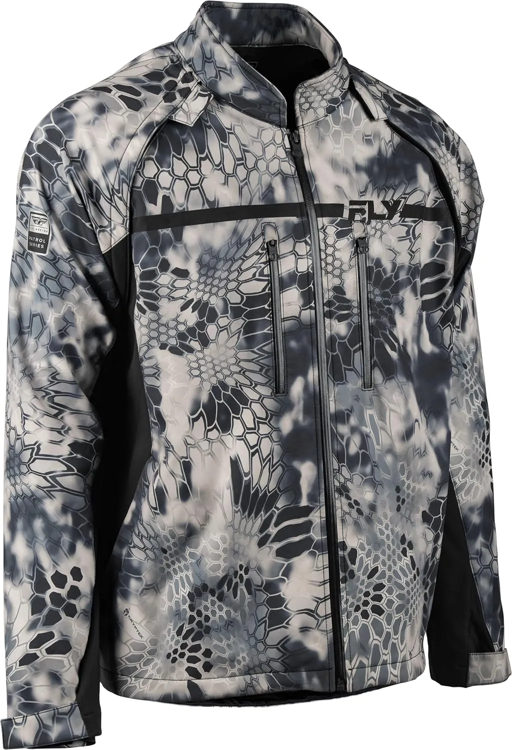 Fly Racing Men's Patrol Kryptek Jacket (Grey/Black, 2X-Large)
