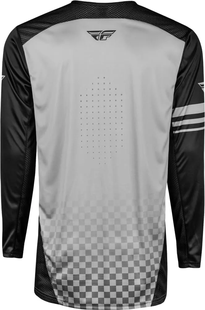 Fly Racing Rayce MTB/BMX Bicycle Jersey (Black/Gray, Youth Small)