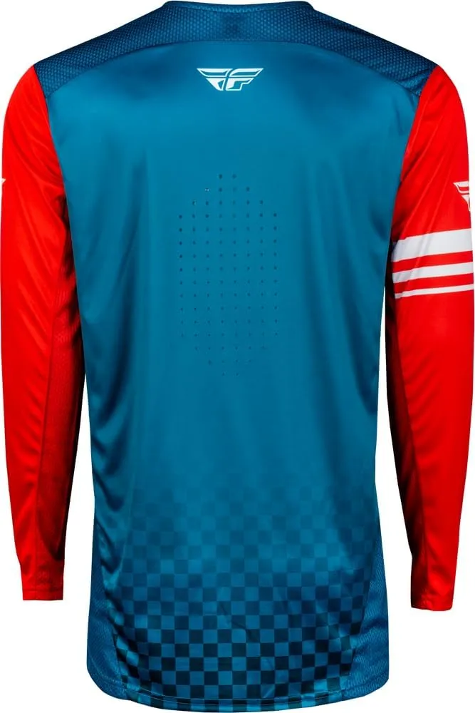 Fly Racing Rayce MTB/BMX Bicycle Jersey (Red/White/Blue, Medium)