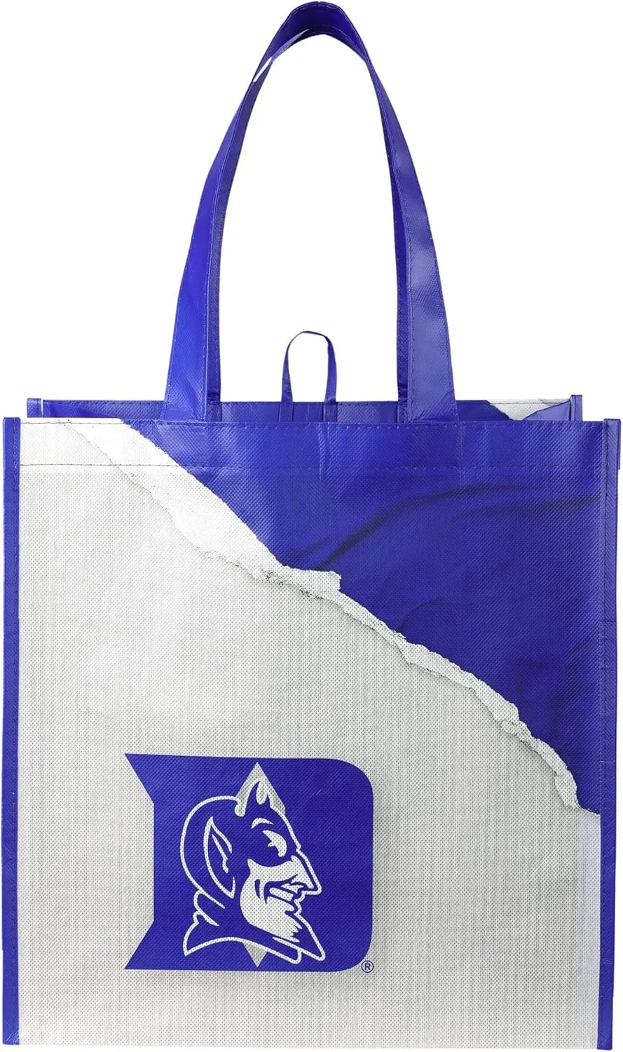 FOCO Duke Blue Devils NCAA 4 Pack Reusable Shopping Bag