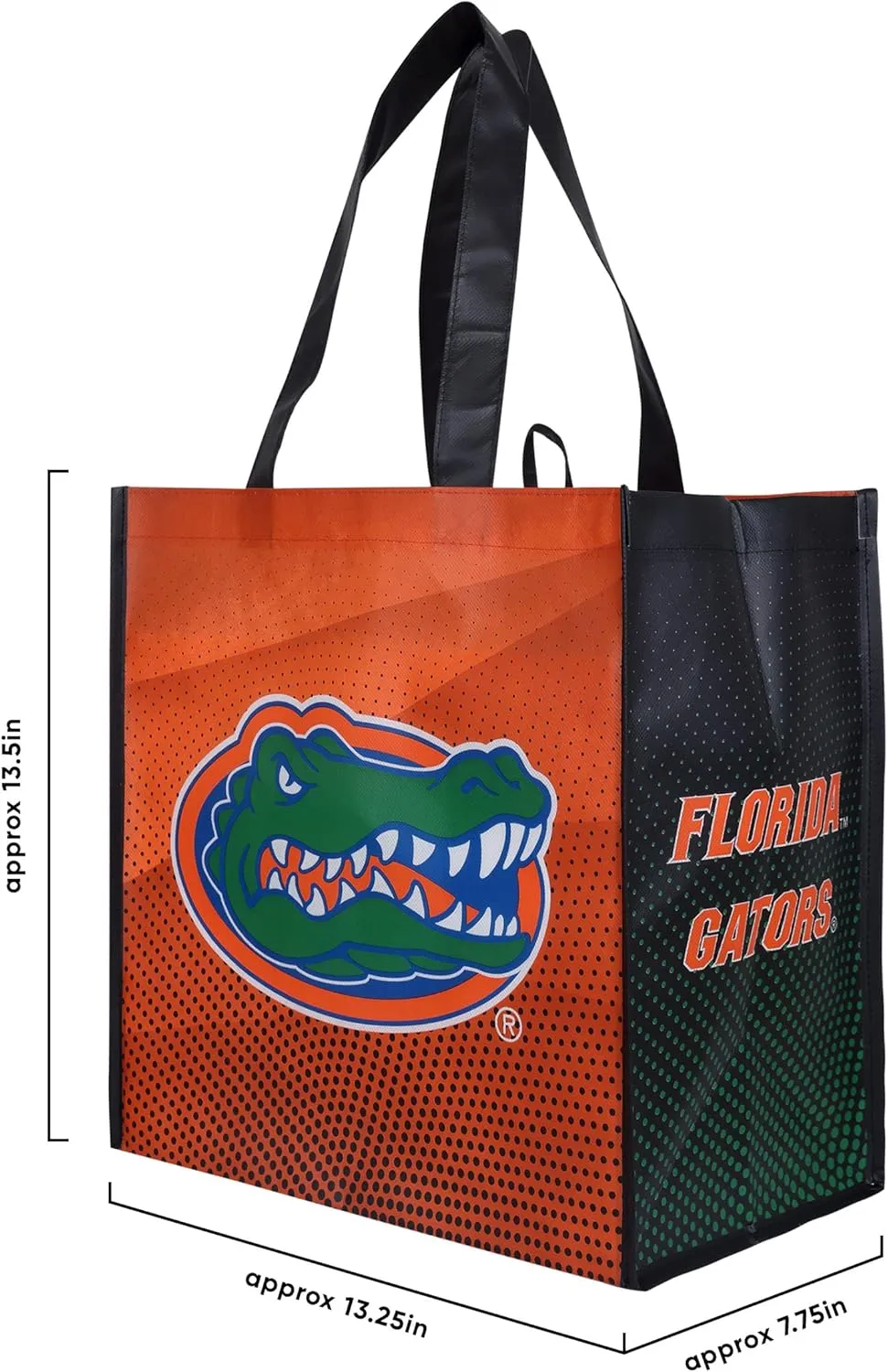 FOCO NCAA Team Logo Reusable Grocery Shopping Bags Totes
