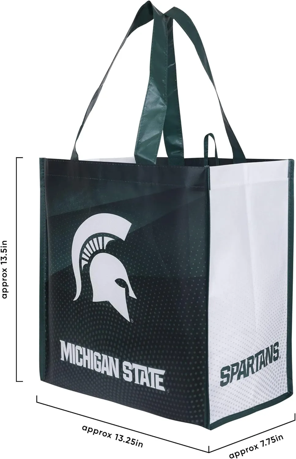 FOCO NCAA Team Logo Reusable Grocery Shopping Bags Totes