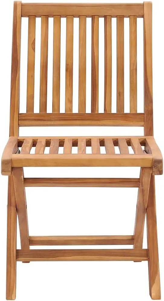 Folding Patio Chairs 2 Pcs with Anthracite Cushions Solid Teak Wood for Outdoor Patio Garden Deck Backyard