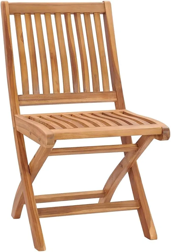Folding Patio Chairs 2 Pcs with Anthracite Cushions Solid Teak Wood for Outdoor Patio Garden Deck Backyard