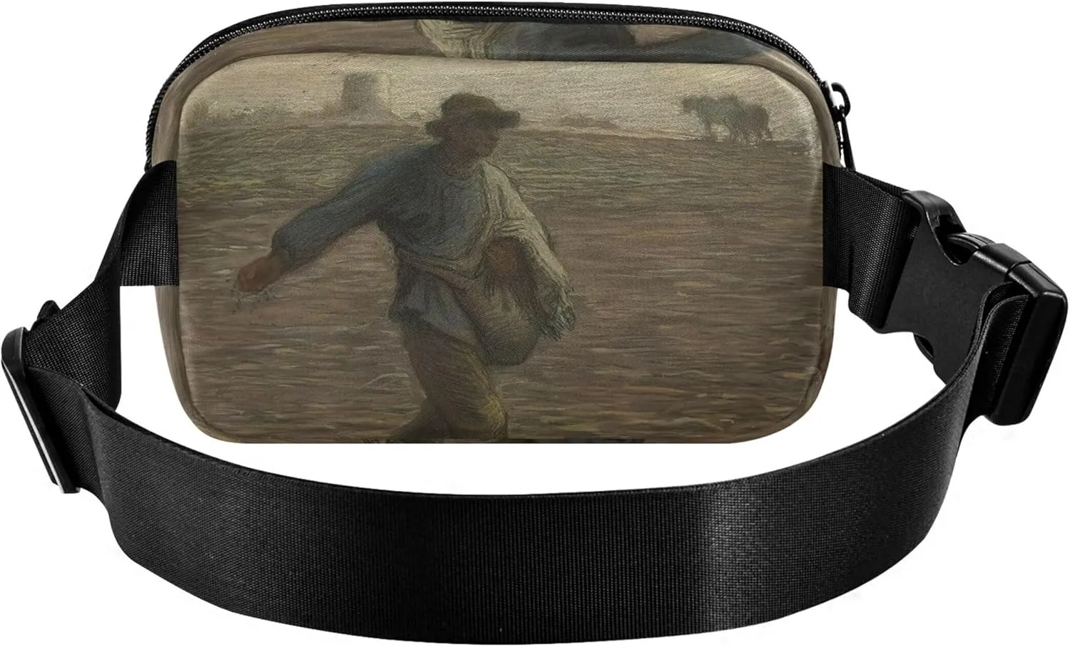Francois Millet Sower Prints Waterproof Fanny Packs for Women Anti Theft Belt Bag Funny Crossbody Waist Purse