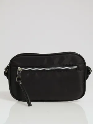 Front Zip Camera Bag - Black