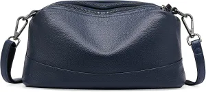 GAEKEAO Crossbody Bags for Women Small Cross Body Bag Genuine Leather Camera Bag Purse with Adjustable Strap